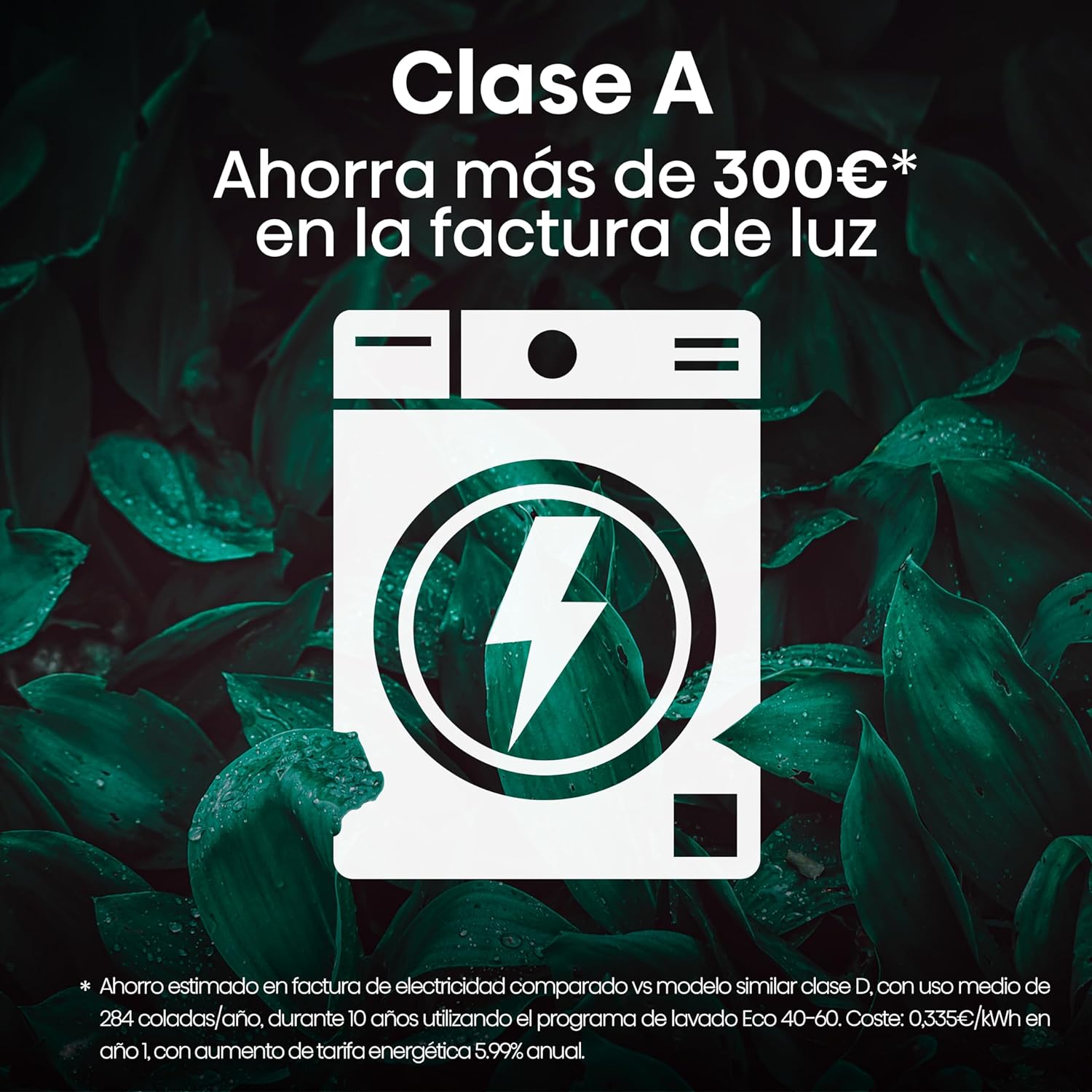 Hisense WFQP8014EVM - Lavadora con Vapor, Clase A, Carga Frontal 8 Kg, 1400 rpm, 16 Programas, Control de balanceo inteligente del tambor, Display LED, Programa rápido, Bloqueo Infantil [Clase de eficiencia energética A]