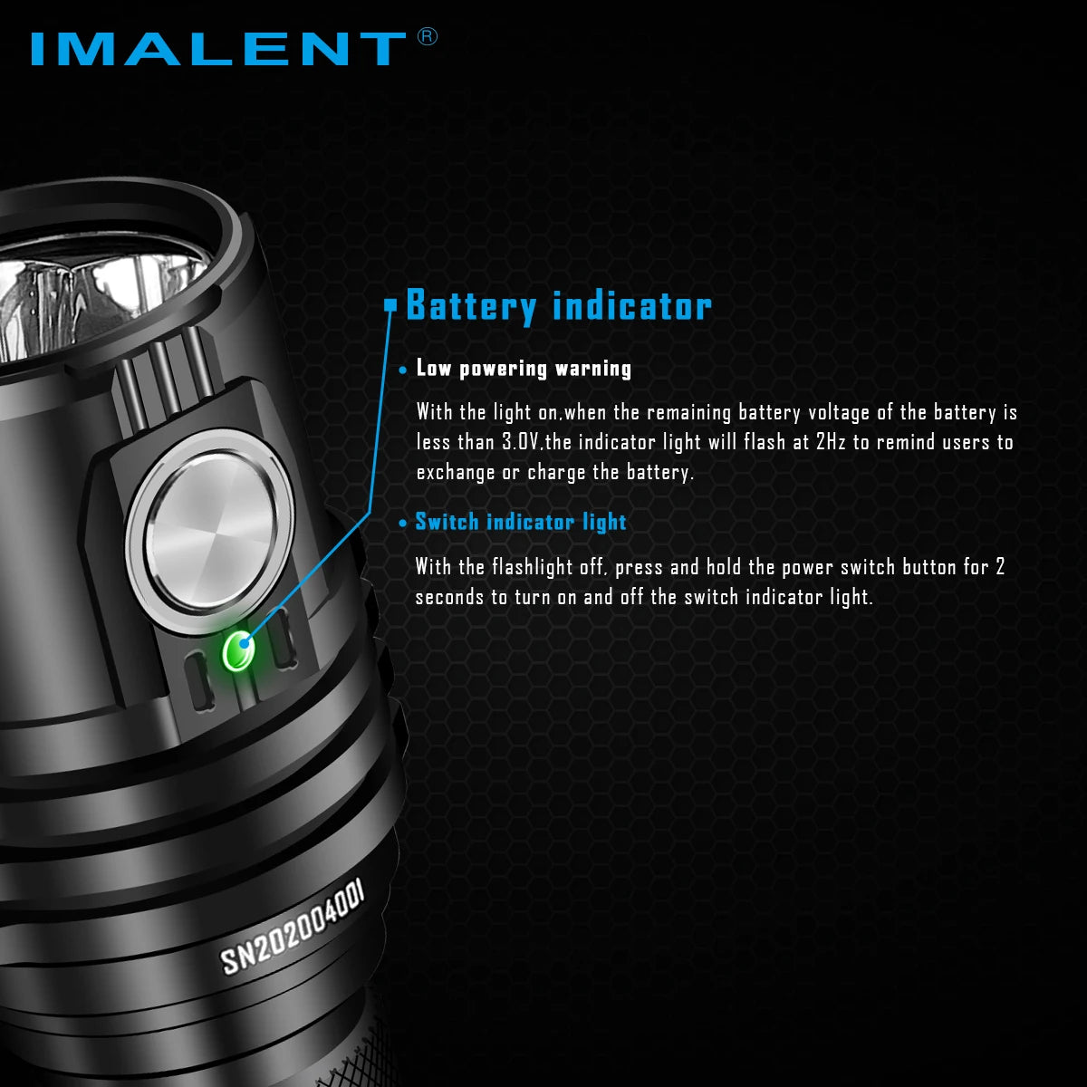 Mini linterna NASA LED recargable, 13000 lúmenes, 324 metros de alcance, batería 21700