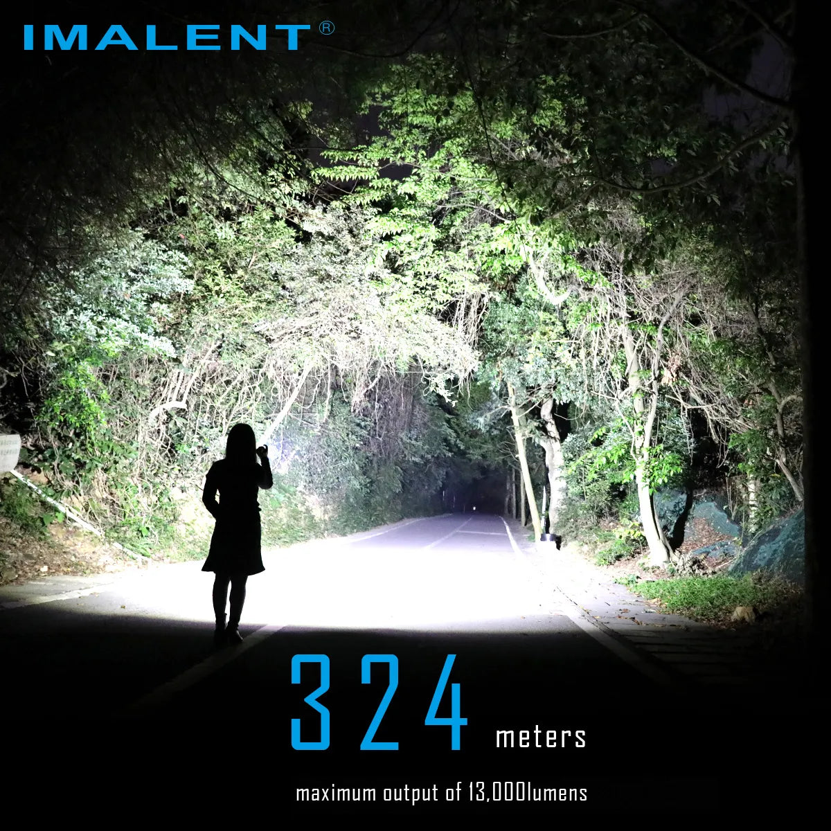 Mini linterna NASA LED recargable, 13000 lúmenes, 324 metros de alcance, batería 21700