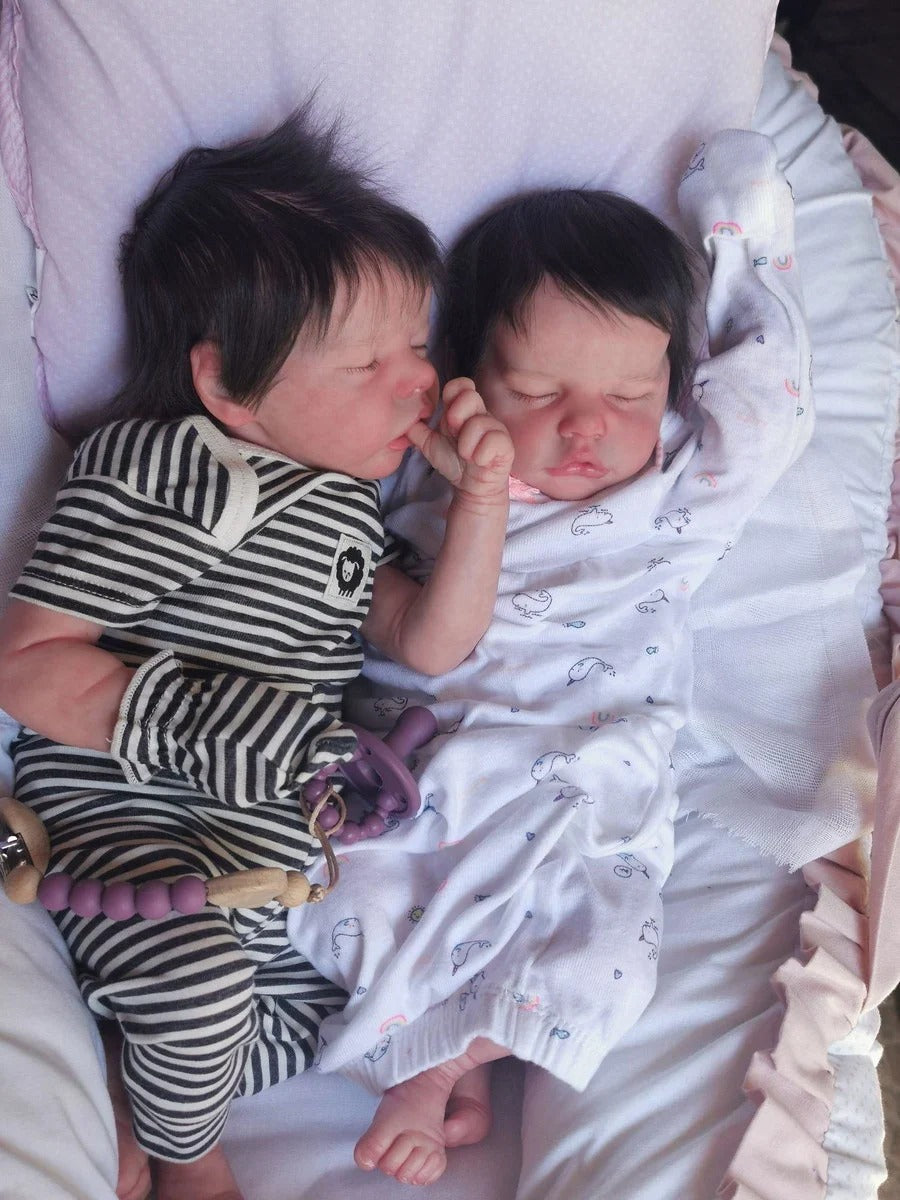 Bebé Reborn Gemelos • Niña & Niño