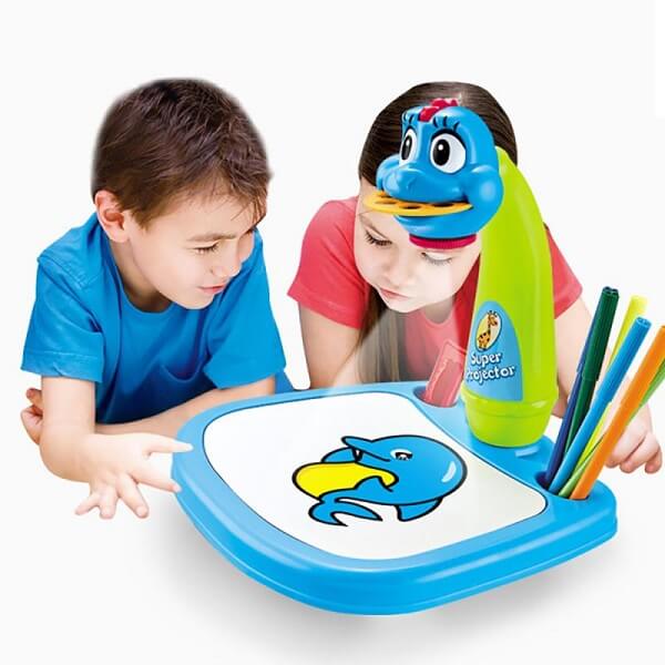 MESA DE DIBUJO CON PROYECTOR DE IMÁGENES PARA NIÑOS