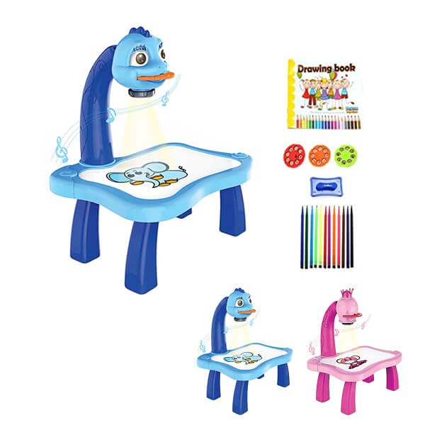 MESA DE DIBUJO CON PROYECTOR DE IMÁGENES PARA NIÑOS
