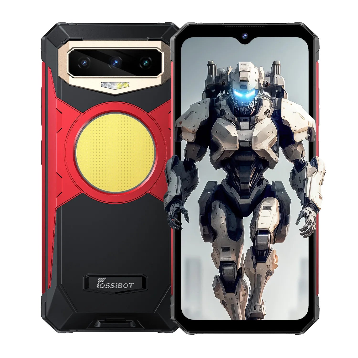 Teléfono Indestructible FOSSiBOT F102, 16500 mAH, 20GB + 256GB, Cámara de 108M, Pantalla 6,58" FHD + 120 Hz