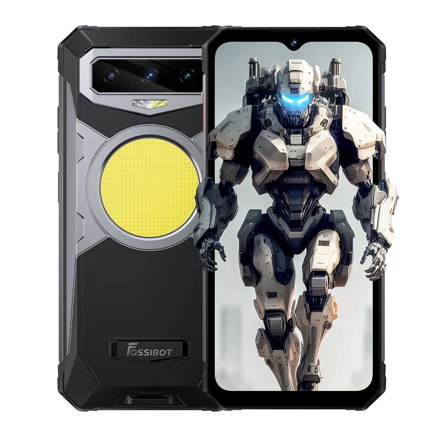 Teléfono Indestructible FOSSiBOT F102, 16500 mAH, 20GB + 256GB, Cámara de 108M, Pantalla 6,58" FHD + 120 Hz