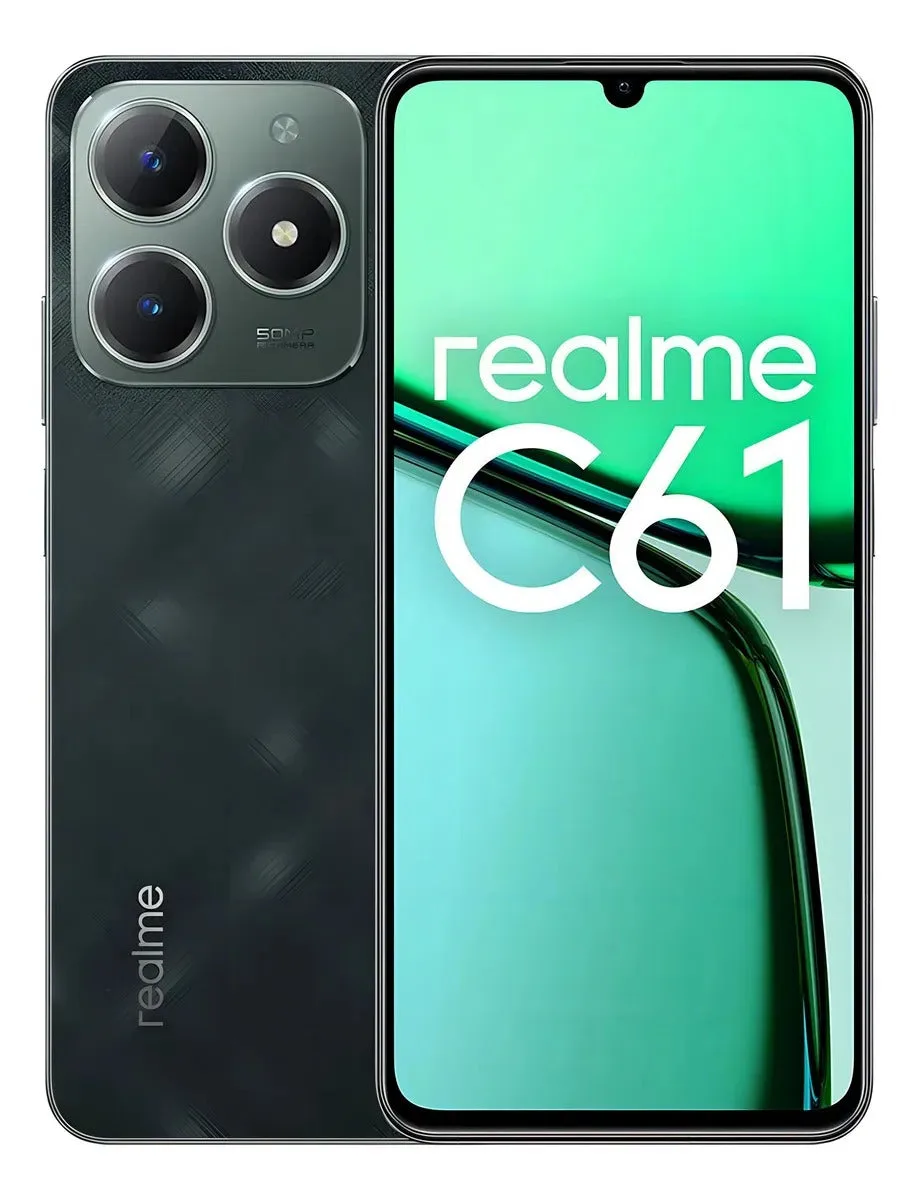 Realme C61 4G Dual Sim, Verde, 8+16Gb, Ram 256Gb, 5000 mAh